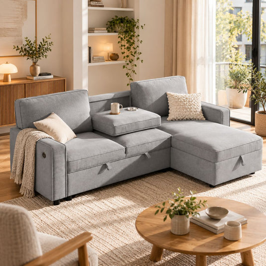 Cuco – Modern bäddsoffa med förvaring