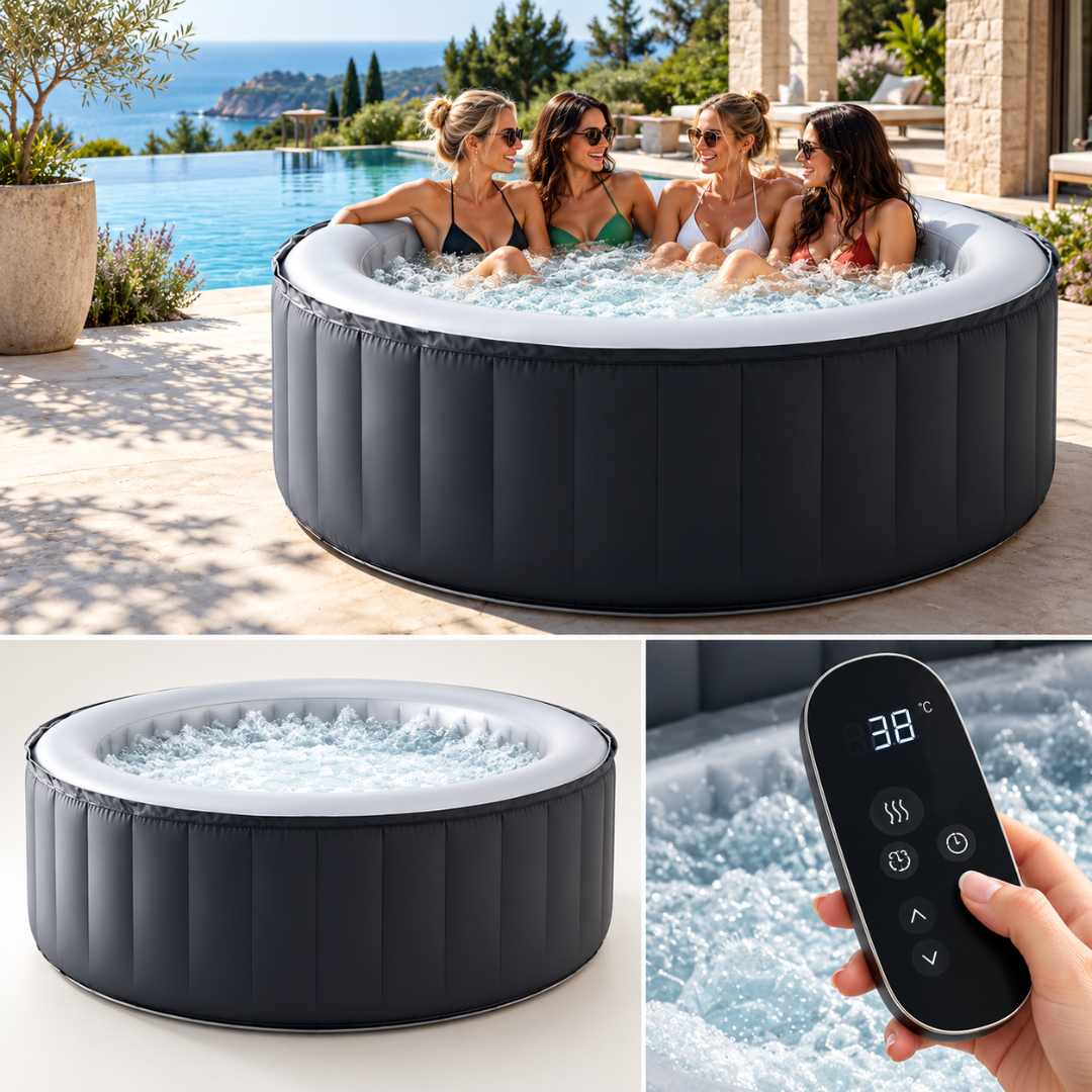 Clever – Uppblåsbar bubbelpool