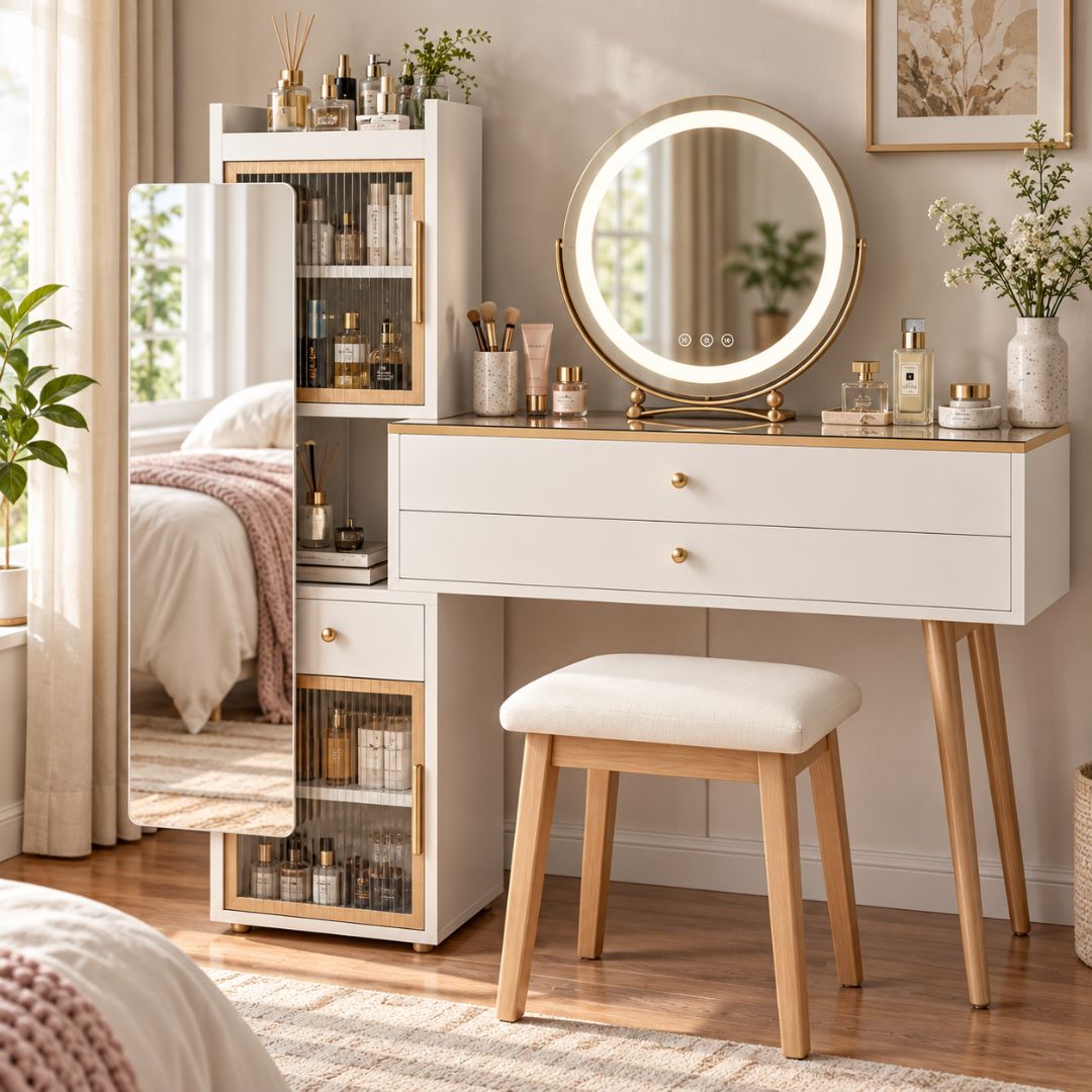 Mary – Lyxigt sminkbord