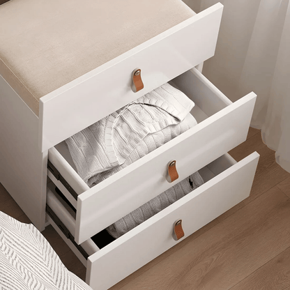 Ivory – Sminkbord med fällbar spegel